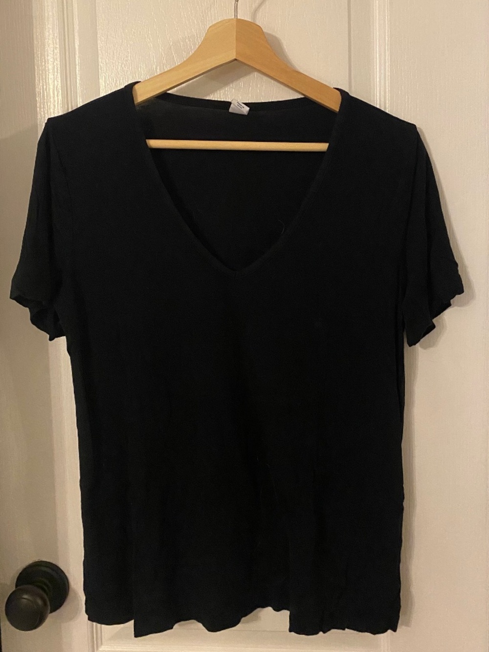 Old Navy Luxe Black T-Shirt